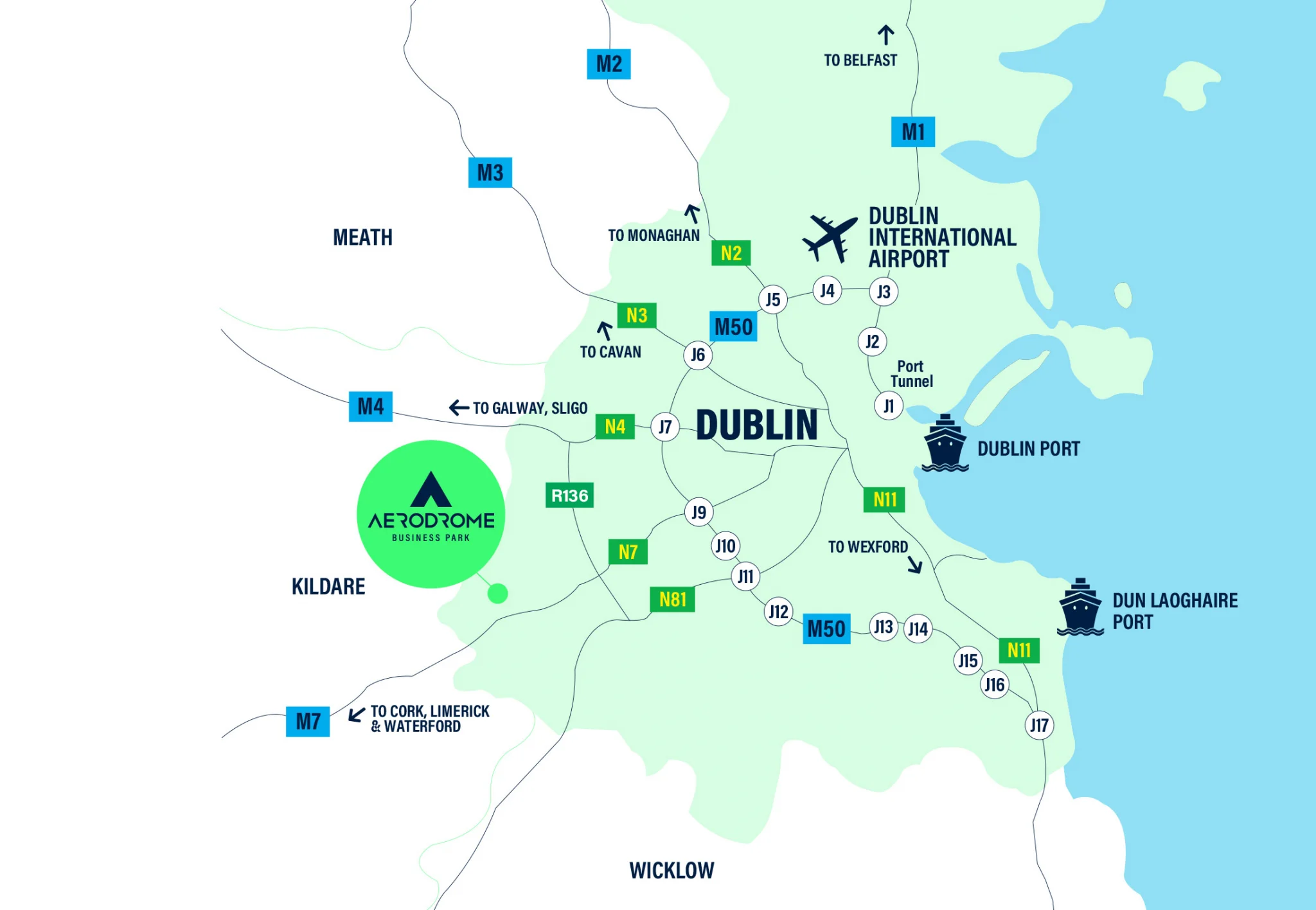 Aerodrome Business Park Map